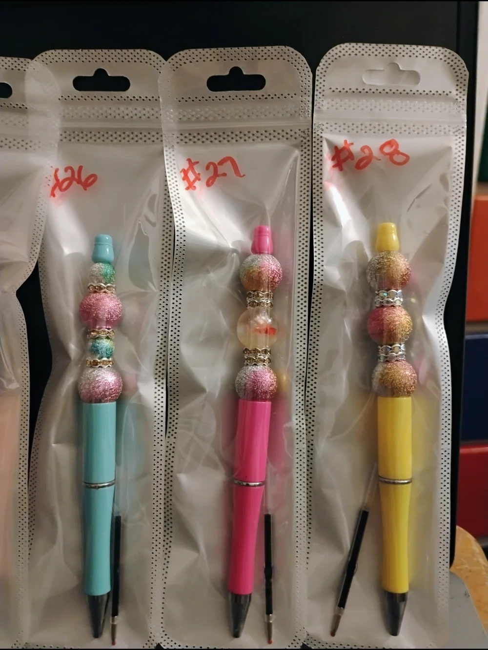 Pens Handcrafted Beadable Ballpoint Pens (Choice of #22 – #27) (NWOT)